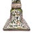 Burgundy Pair of Hand-Painted Portuguese Faience Candlesticks by C. Melo With Birds, Dog, Castle & Deer – Folk Art / European Traditional For Sale - Image 8 of 18