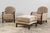 Art Deco 1930s French Art Deco Club Chairs With Ottoman, Beech & Mohair For Sale - Image 3 of 18