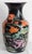 Mid 20th Century Vintage Mid-Century Chinese Famille Noire Baluster Vase Hand Painted Lotus and Koi Fish 14 Inch For Sale - Image 5 of 13