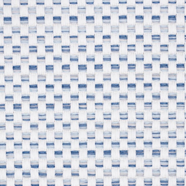 Schumacher Schumacher Pacifica Indoor/Outdoor Fabric In Blue For Sale - Image 4 of 4