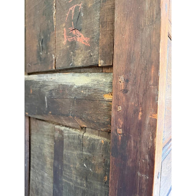Antique French Provincial Oak Armoire For Sale - Image 14 of 15