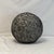 Custom-tailored 13” diameter ball pillow in black and white woven fabric. New feather/down insert included. New never used...
