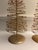 Vintage Gold Wire Beaded Christmas Trees – Set of 2 (20” Each) For Sale - Image 10 of 11