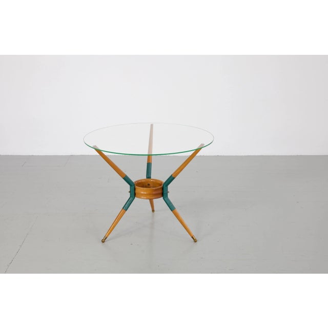 Italian Tripod Coffee Table, 1950s For Sale - Image 4 of 15