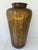 Vintage Large Hand-Hammered Brass Floor Vase With Aged Patina – 16.5” For Sale - Image 4 of 9