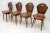 Curved Wood Dining Chairs by Carlo Ratti, 1950s, Set of 4 For Sale - Image 4 of 17