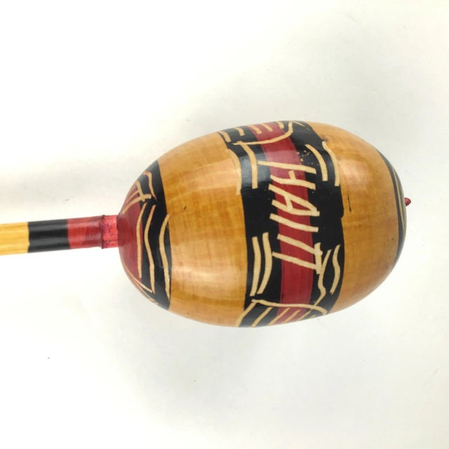 Vintage Gourd Salsa Music Hand Shakers Haiti For Sale - Image 4 of 10