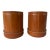 Pair of Hand Stitched Leather Dice Cups For Sale