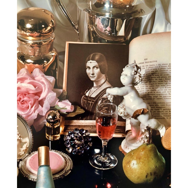 Audrey Flack, Pop Art Vintage Photograph Dye Transfer Print "Leonardo's Lady" Audrey Flack, 1983-1984 For Sale In Miami - Image 6 of 11