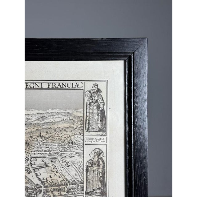 Framed Map of Paris For Sale - Image 6 of 18