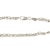 Traditional 18kw Diamond Cut Bead and Bar Braided Bracelet For Sale - Image 3 of 4