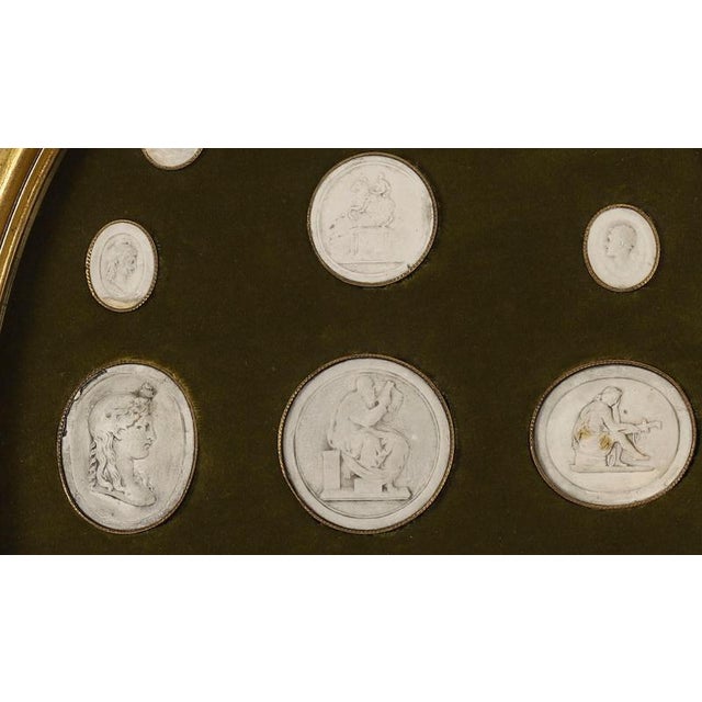 Antique Framed Grand Tour Giovanni Liberotti Intaglios, 19th Century For Sale - Image 4 of 9