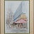 Transitional Vintage Mid-Century H. Richard Black Café De La Paix Watercolor Painting For Sale - Image 3 of 6