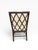 Wood McGuire San Francisco Rattan Dining Arm Chairs With Diamond Lattice Backs – Set of 6 For Sale - Image 7 of 16