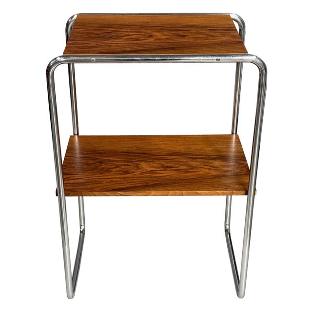 Bauhaus Bauhaus Chrome Serviced Table by Hynek Gottwald, 1930s For Sale - Image 3 of 9