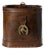 Vintage Leather Magazine Holder or Waste Paper Bin For Sale