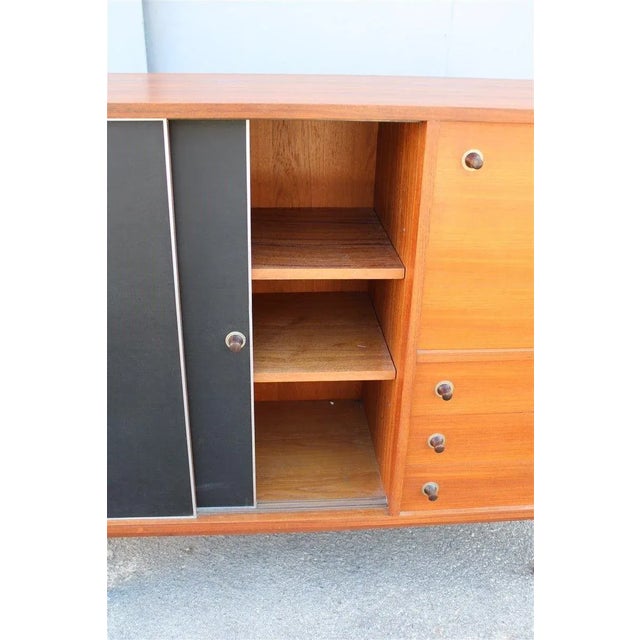Mid-Century Modern Solid Teak Buffet from Stildomus, 1960s For Sale - Image 3 of 18