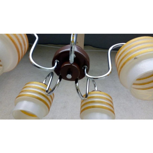 Vintage Type V202-1388 Chandelier from Lidokov, 1960s For Sale - Image 4 of 11