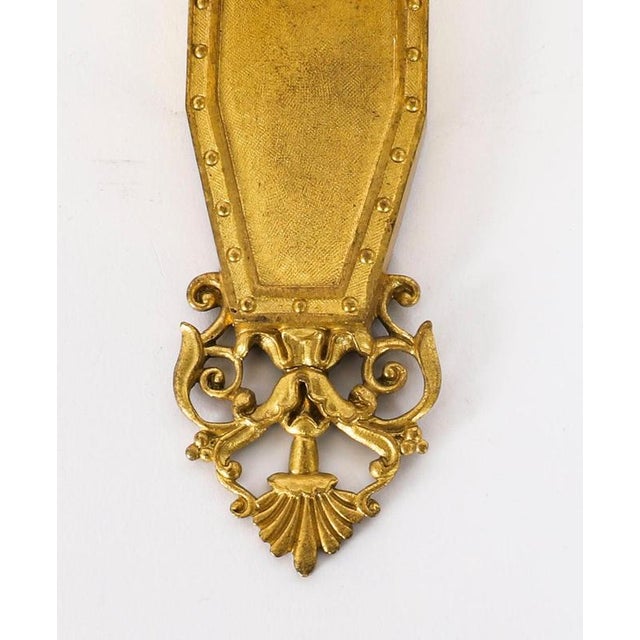 Antique 19th Century French Louis XIV Revival Branch Ormolu Wall Lights, Set of 2 For Sale - Image 10 of 11