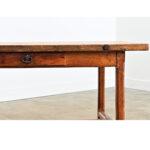 French 19th Century Oak Carpenter Table For Sale - Image 11 of 18