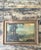 Mid-Century Modern Vintage Landscape Oil Painting in Gilt Frame For Sale - Image 3 of 10