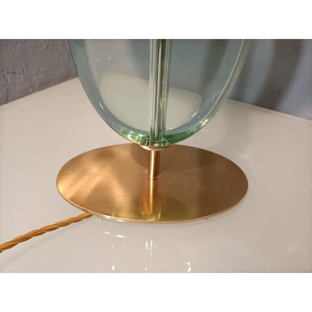 Table Lamp in Brass and Glass by Max Enlarge for Fontana Arte, 1950s For Sale - Image 6 of 13
