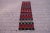 1960s Cabin Style Stripe Design Hand Knotted Oushak Kilim Runner Rug For Sale - Image 10 of 10
