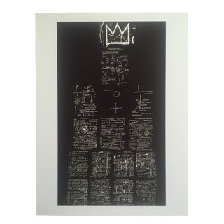 Jean Michel Basquiat Estate Pop Art Abstract Fine Art Print " Tuxedo " 1983 For Sale