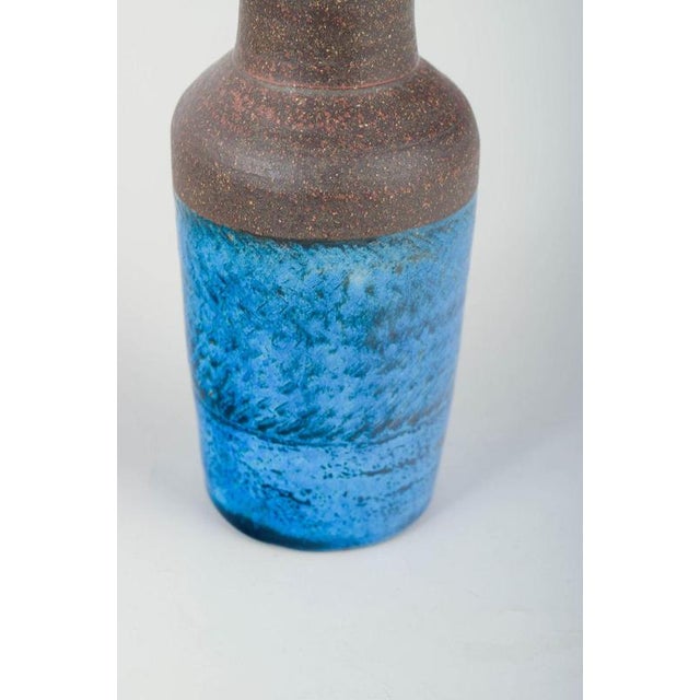 Tall Ceramic Vase with Two-Part Glaze by Nils Kähler for Kähler, 1960s. For Sale - Image 3 of 5