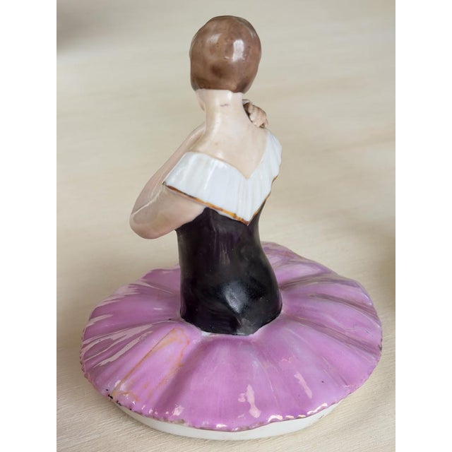 Art Deco Porcelain Ballerina Powder Box, Germany, 1930s For Sale - Image 13 of 17
