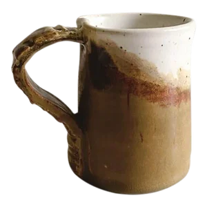 1970s Ceramic Stoneware Coffee Mug