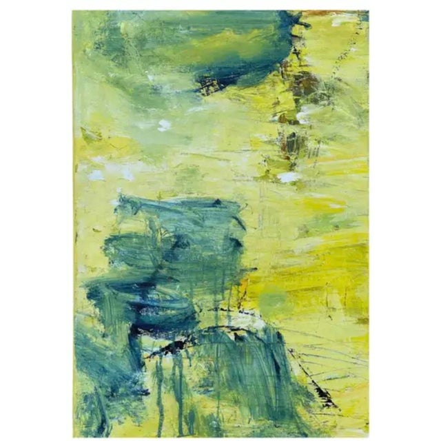 Abstract Large Beth Donahue Abstract Oil on Canvas Painting For Sale - Image 3 of 12