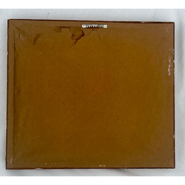 Original 1970 Framed Watercolor Landscape Painting Signed at lower left, including the line 'After Turner' 15-1/8"H x...