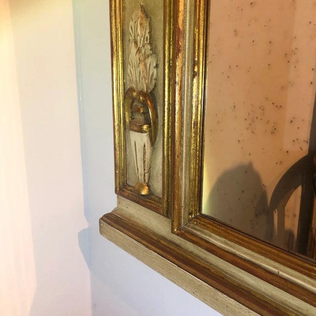 Italian Hand Painted Mirror For Sale - Image 4 of 12