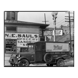 Walker Evans "New Orleans Street Corner" – Large Format Architectural Photographic Print