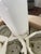 Paper Cole & Son Damask White Lifford Flock on Silver Foil Wallpaper For Sale - Image 7 of 18