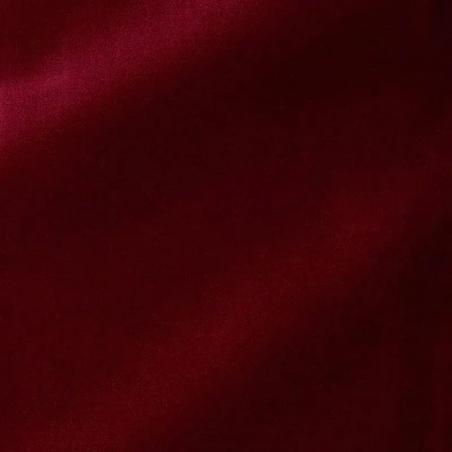 Contemporary Sample - Schumacher Rocky Performance Velvet Fabric in Crimson For Sale - Image 3 of 3