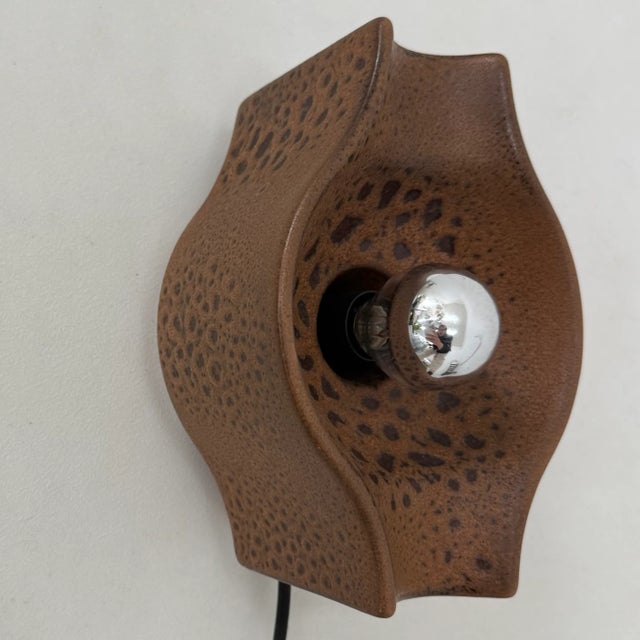 Vintage Ceramic Wall Lamp by Cari Zalloni, 1970s For Sale - Image 4 of 18