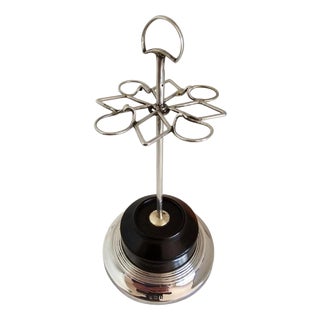 Antique Edwardian Sterling Silver Hat Pin Stand from S. Blanckensee, Sheffield, 1908 For Sale