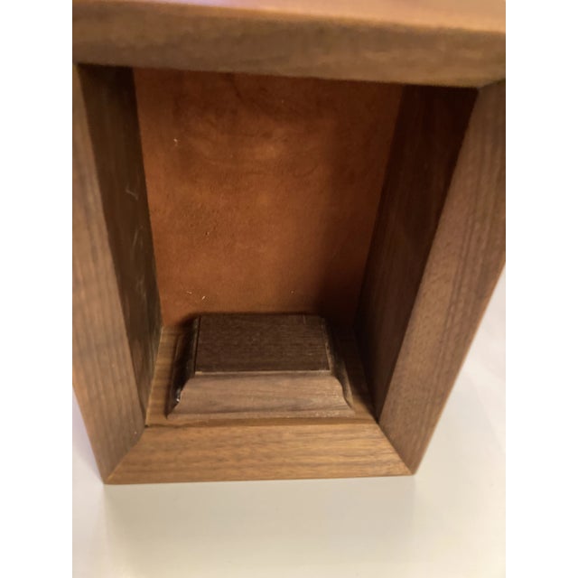 Wood 1970s Rosewood Art Shadowbox Container for Hanging or Display For Sale - Image 7 of 12