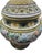 Mid-Century Modern Vintage Majolica Style Covered Tureen With Gnomes and Wing Gryphon Handles For Sale - Image 3 of 12