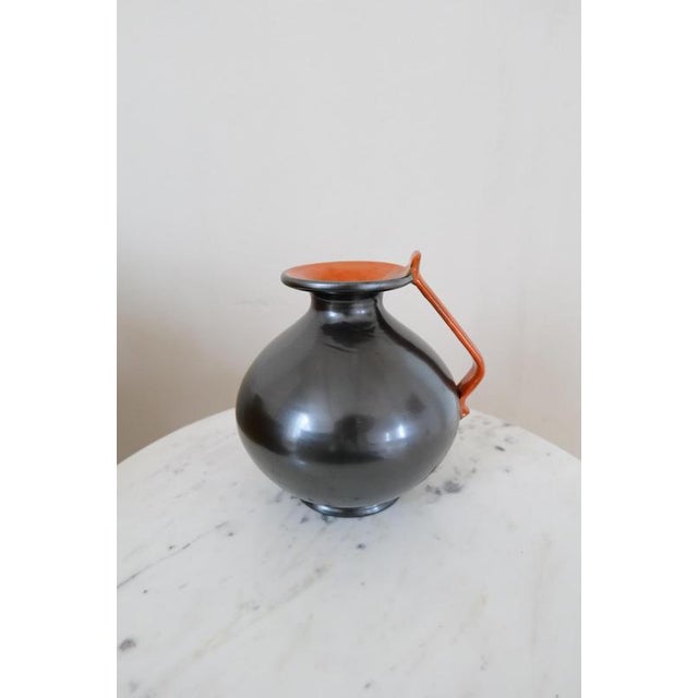 Art Deco Ceramic Globe Vase from Upsala Ekeby, Sweden, 1930s For Sale - Image 3 of 13