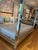 Pink Mirrored Four Poster Bed King For Sale - Image 8 of 12