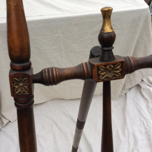 Vintage Carved Detail Folding Easel For Sale - Image 5 of 6