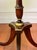 Brown 1940s Georgian Style Walnut Three-Leaf Dumbwaiter, Wine, Drinks Table With Handle For Sale - Image 8 of 10