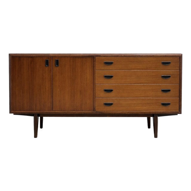 Mid Century Danish Rosewood Credenza | Sideboard Dresser, Denmark, C. 1960s For Sale
