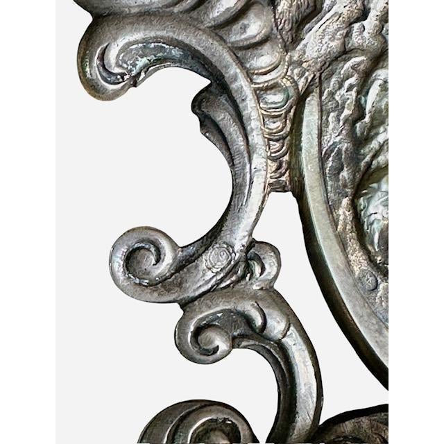 Metal Early 19th Century Silver Holy Water Font Container With Hallmark St Joseph For Sale - Image 7 of 10