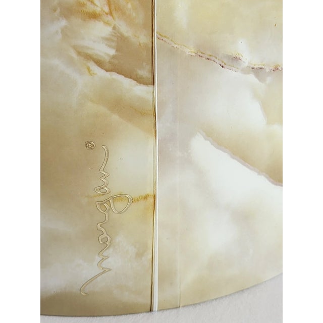 Mid Century Morgan & Co Bucket Brigade Faux Marble Ice Bucket For Sale - Image 10 of 12