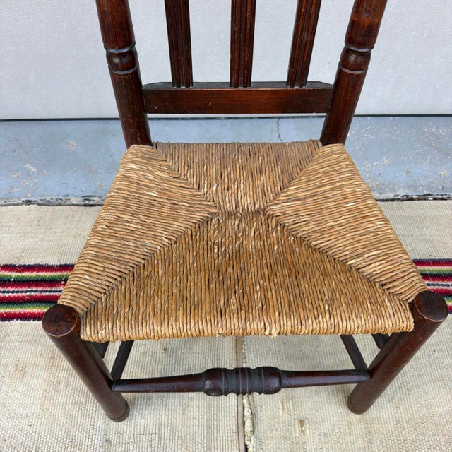 Antique Delaware Valley Banister-Back Side Chair, Circa 1760s For Sale - Image 6 of 14