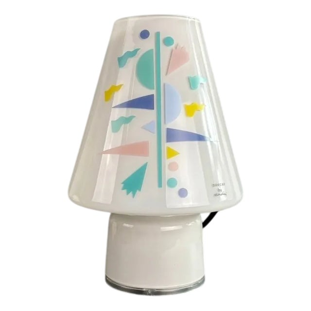 Vintage Bibi Table Lamp in Colored Glass by Alessandro Mendini for Artemide, 1990s For Sale